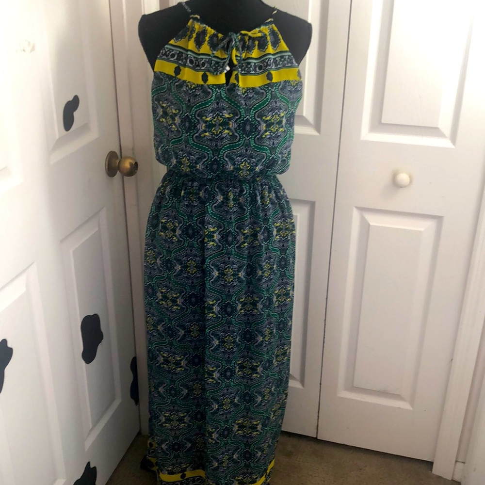 Women’s Springtime Long Sleeveless Dress